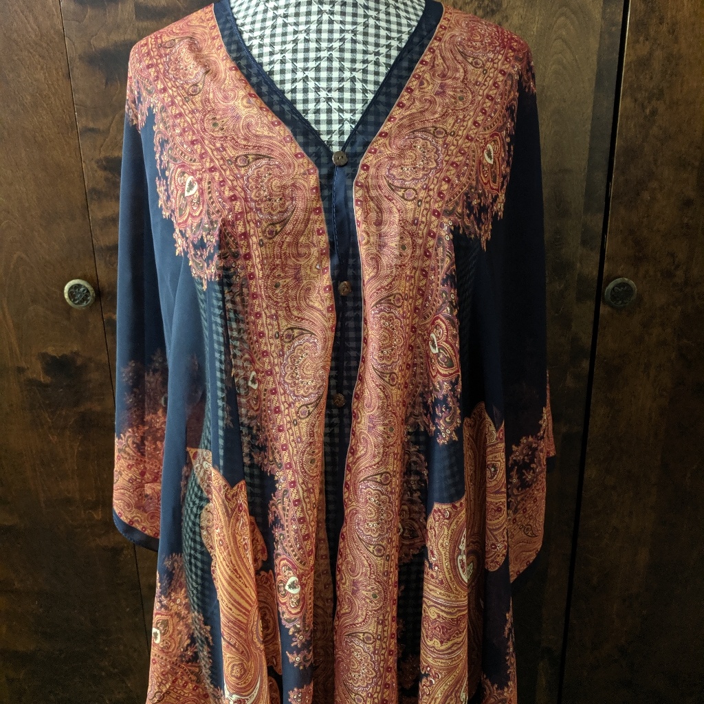 Nwot Button Down Cape